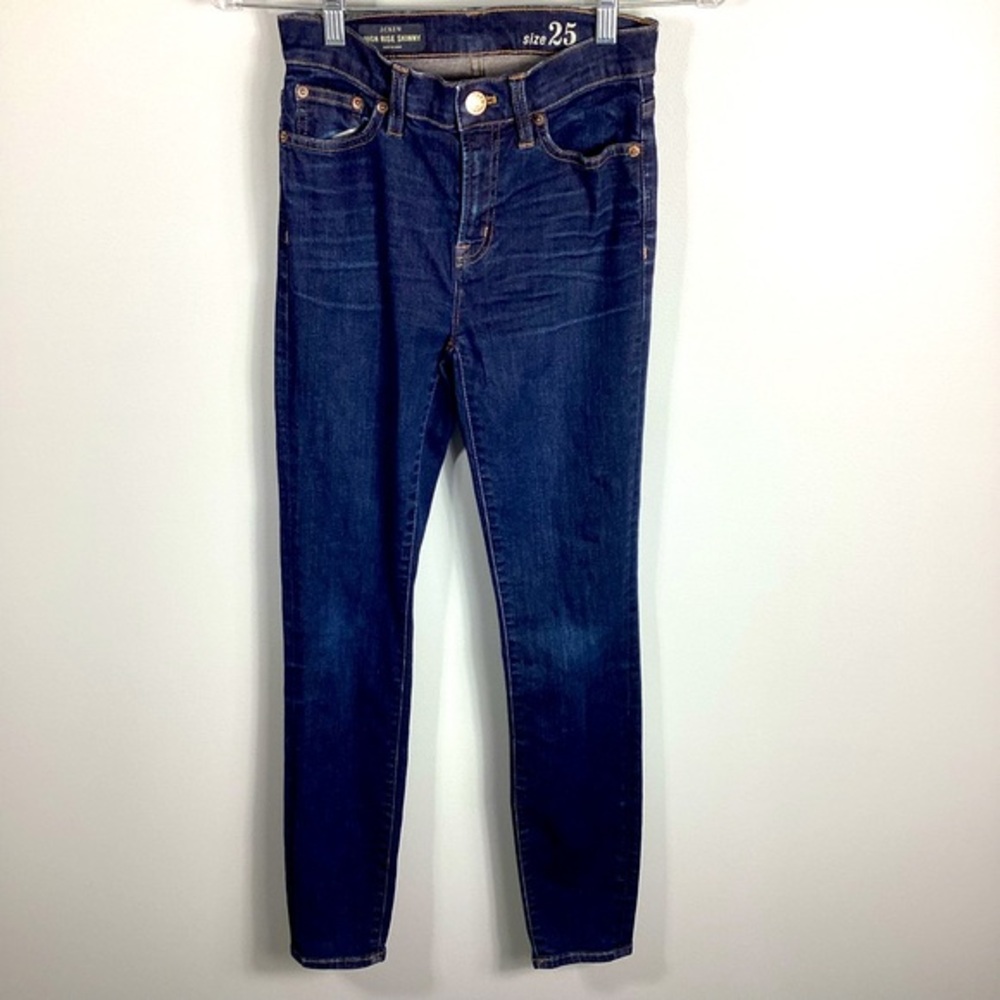 J. Crew High‎ Rise Skinny Jeans Preppy Women’s Size 25